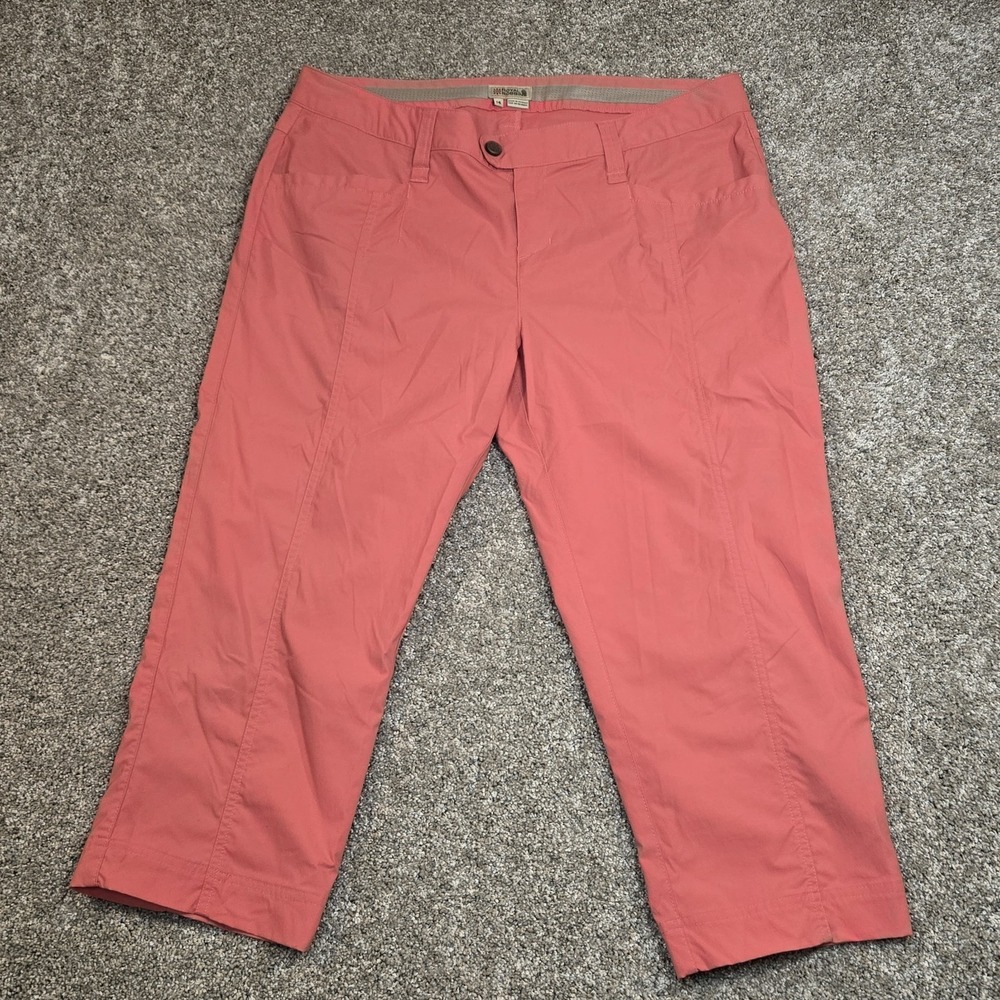 Royal Robbins Capri pants women's Size 14 Salmon Lightweight outdoors - Picture 2 of 7